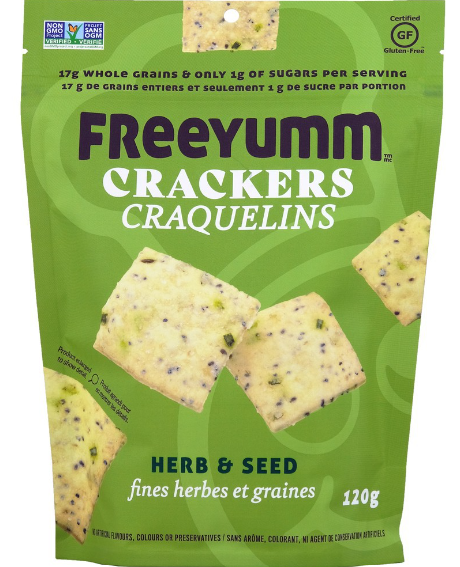 Freeyumm- Herb & Seed Cheese Bites- 120g